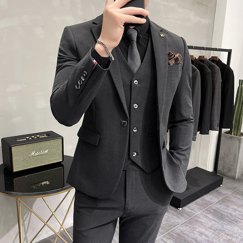 Wedding Dress Suit 3-piece Business Men's Suit