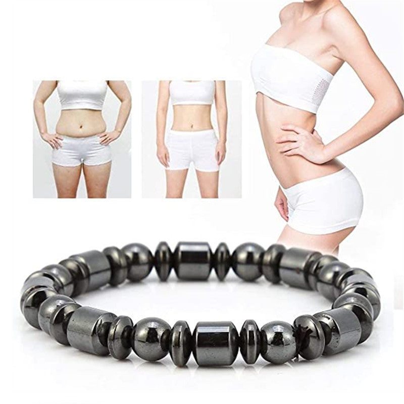 Magnetische Armbänder zur Gewichtsabnahme für Frauen und Männer, Pentagramm-Stein, magnetische Therapie-Armbänder, Schmerzlinderung, Abnehmen, Gesundheitsschmuck