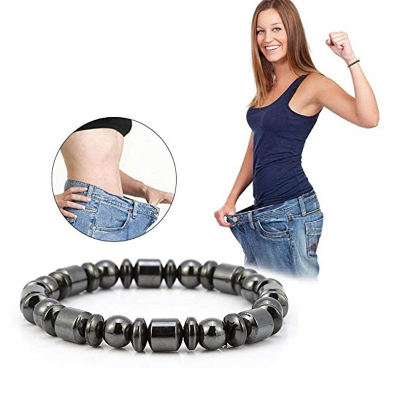 Magnetische Armbänder zur Gewichtsabnahme für Frauen und Männer, Pentagramm-Stein, magnetische Therapie-Armbänder, Schmerzlinderung, Abnehmen, Gesundheitsschmuck