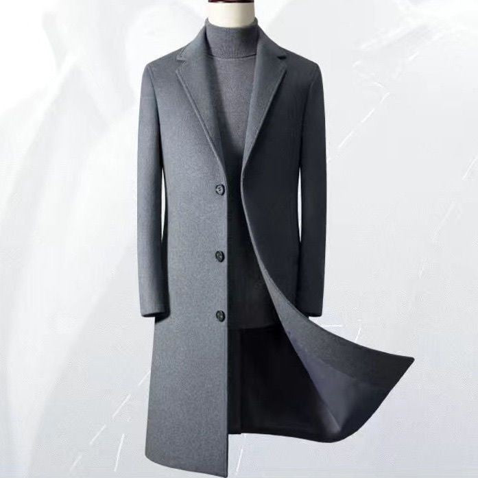 Men's Business Korean Version Slim Fit Handsome Trench Coat