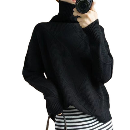 Knitwear Autumn And Winter Long-sleeved Outer Wear Bottoming Shirt