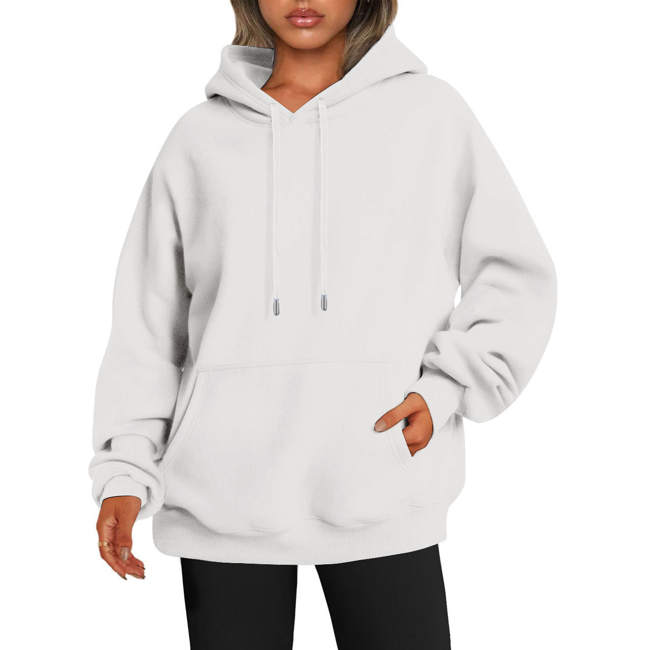 Men's And Women's Fashion Casual Exercise Drop-shoulder Sleeve Hoodie