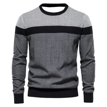 Men's Same 3d Printing Youth Striped Pullover Bottoming Shirt