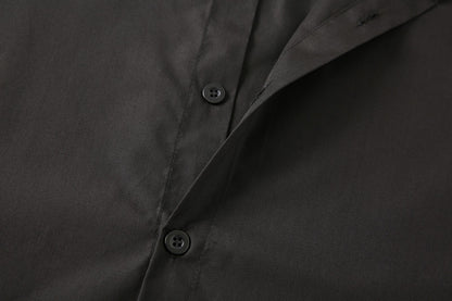 Teenage Men's Stand-up Collar Shirt