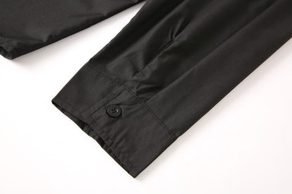 Teenage Men's Stand-up Collar Shirt