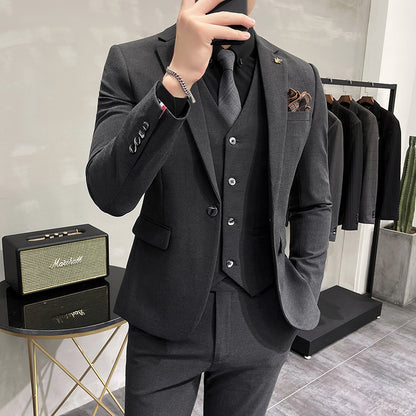 Wedding Dress Suit 3-piece Business Men's Suit