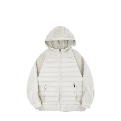 Casual Simple Cotton With Solid Color Coat