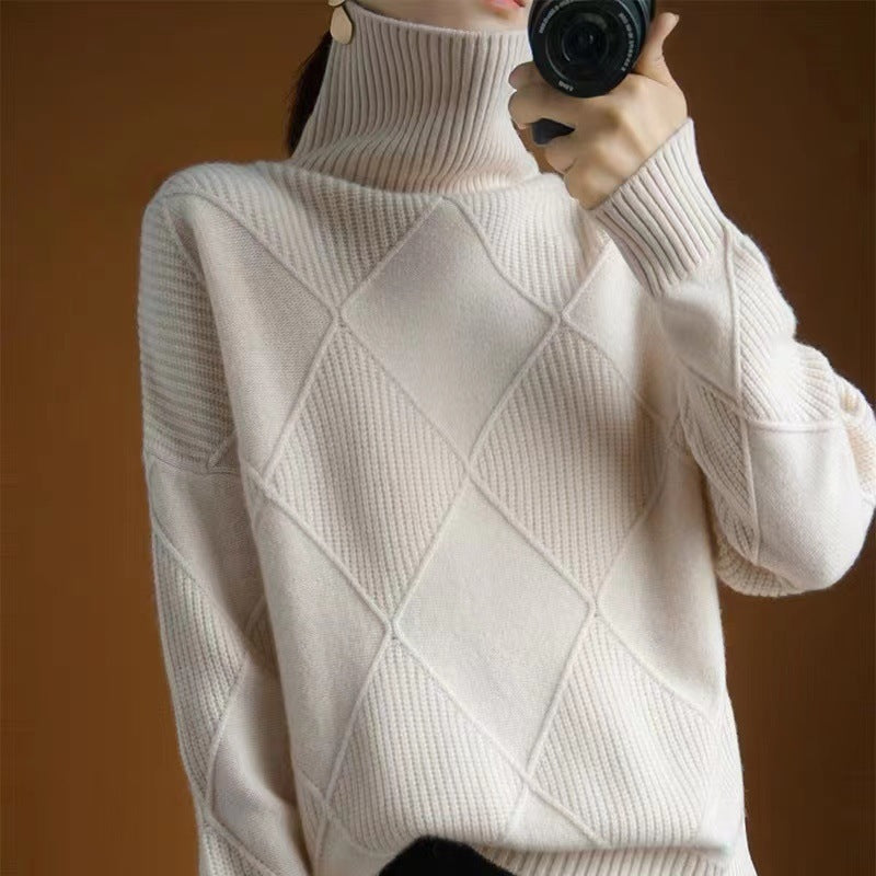 Knitwear Autumn And Winter Long-sleeved Outer Wear Bottoming Shirt