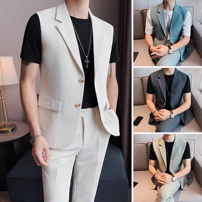 High Sense Business Lightly Mature All-matching Slim Fit Vest